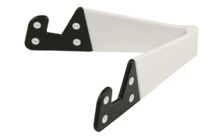 Soporte para tabletas universal plegable de color blanco