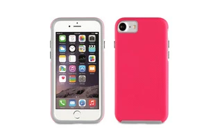 Funda Antishock Fucsia Tacto Goma antideslizante iPhone 7 muvit PRO