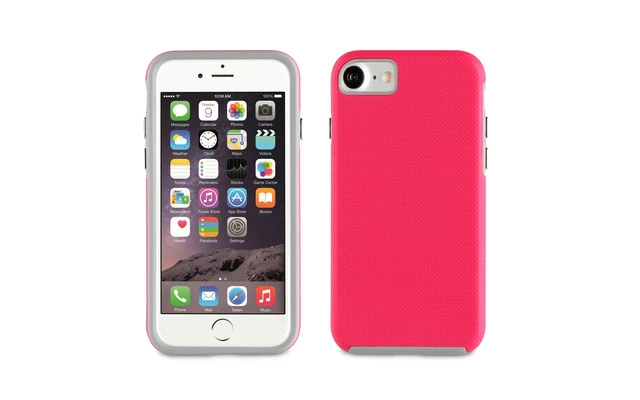 Funda Antishock Fucsia Tacto Goma antideslizante iPhone 7 muvit PRO