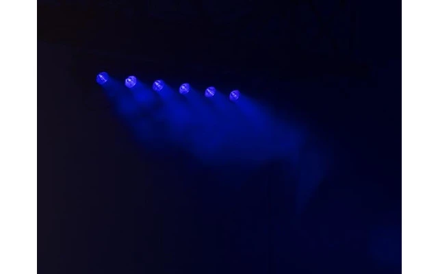 LED BAR 6 x LED UV de 3 W - Control DMX