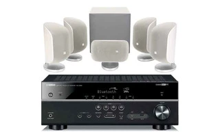 Yamaha RX-V483 + B&W MT 50 Blanco