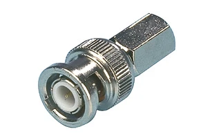 De seguridad CCTV Balun video BNC 6.8 mm Macho Plata - Valueline BNC-001