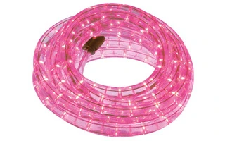 Manguera luminosa con LEDs - 9 m - color Rosa