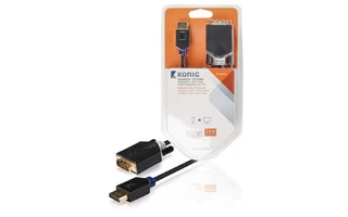 Cable DisplayPort - DVI de DisplayPort macho a DVI-D macho de 2,00 m en gris