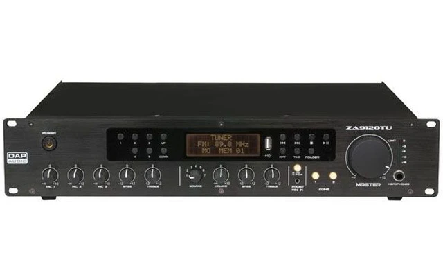 DAP Audio ZA-9120TU, Conmutacion 2 zonas , talkover