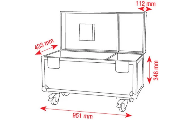 DAP Audio Flightcase for Single lodestar MKII