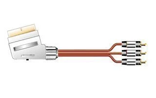 Cable Euroconector - 3RCA (1.5m)