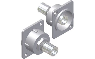 Conector Chasis BNC hembra doble tipo D, 75 Ohm