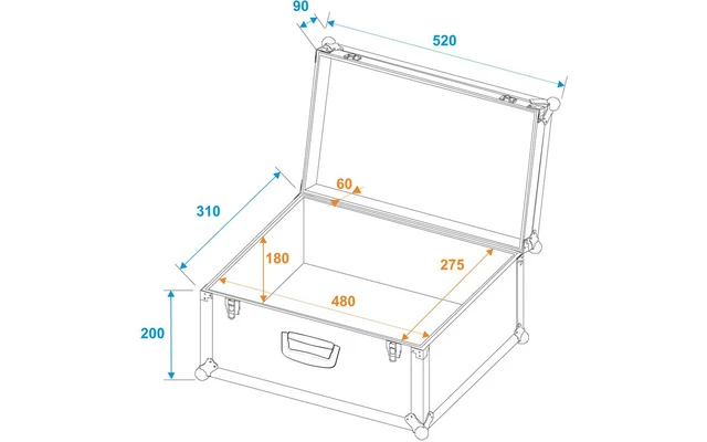 Roadinger Universal Case Tour Pro 52x29x32