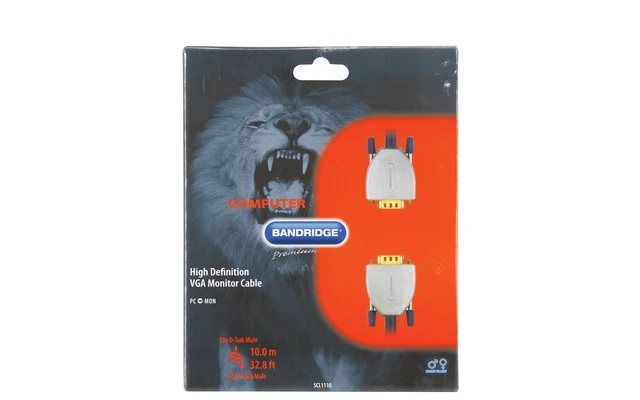 Cable para Monitor VGA de Rendimiento de Primera Clase 10.0 m