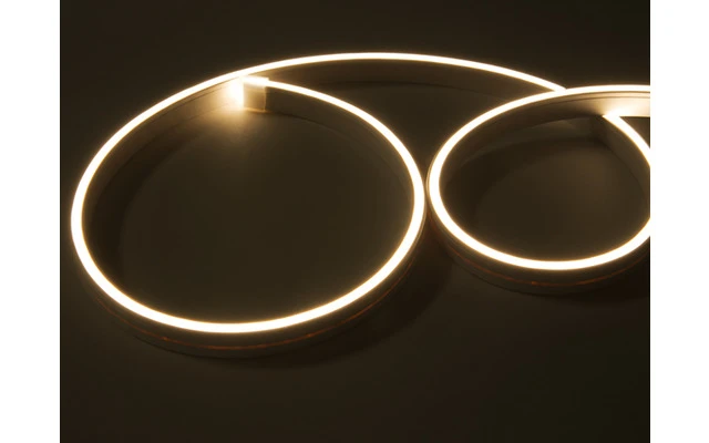 TIRA LED FLEXIBLE NEON FLEX - COLOR BLANCO 2700K - 120 LEDs/m - 10 m - 24 V - IP67