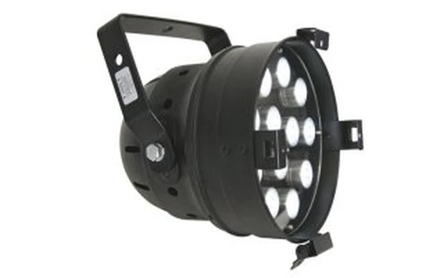 FOCO PAR56 - 12 LEDs BLANCOS DE 1W - CAJA NEGRA