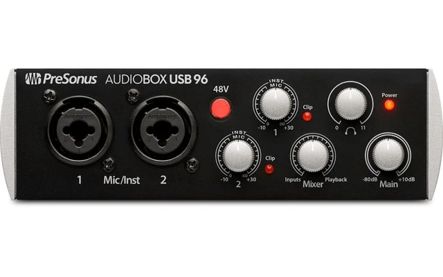 PreSonus AudioBox 2x2 USB 96K - Negro