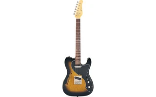 Jay Turser JT-CRUSDLX Antique Natural Sunburst