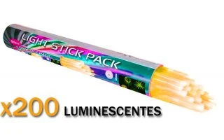 Conjunto de 200 Luminiscentes - Naranja