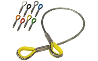 Divo Cable de acero Ø 8 mm WLL 0,80 t, 1 m