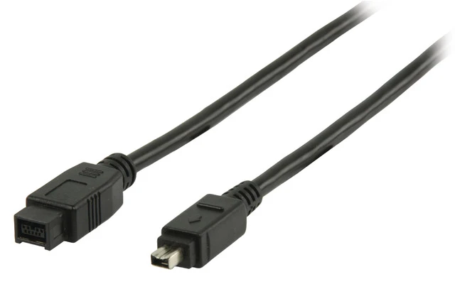 Cable FireWire de 4-pines a 9-pines