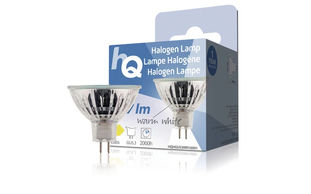 Bombilla halógena MR16 GU5.3, 35 W, 427 lm, 2800 K