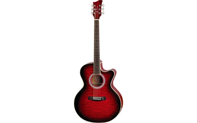 Jay Turser JTA-424QCET Red Sunburst