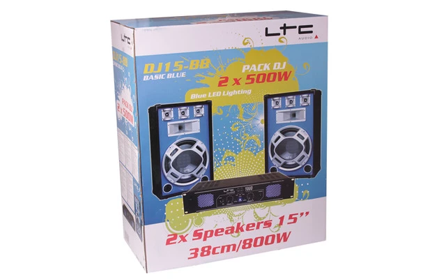 DJ PACK 2X350W BASIC BLUE DJ12BB