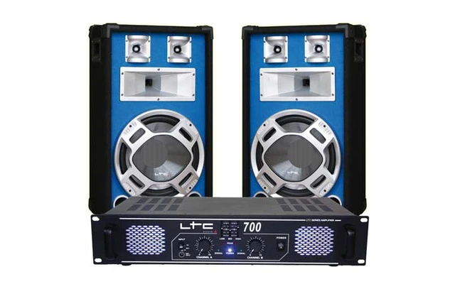 DJ PACK 2X350W BASIC BLUE DJ12BB