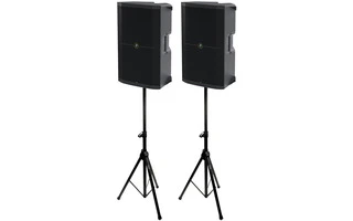 2x Mackie Thump 215 XT + Soporte de trípodes para altavoces con bolsa