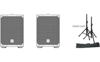 Foto del pack Pack Estéreo ElectroVoice Everse 8 Blanco con Trípode