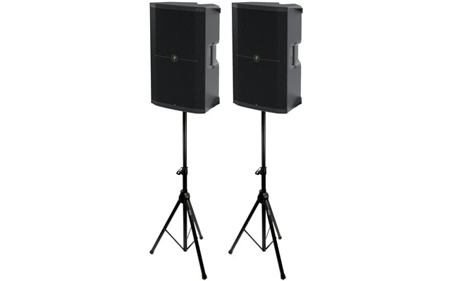 2x Mackie Thump 215 XT + Soporte de trípodes para altavoces con bolsa