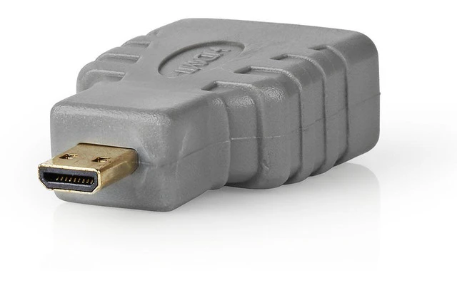 Adaptador HDMI - Micro Conector HDMI a HDMI Hembra - Gris - Bandridge BVP130