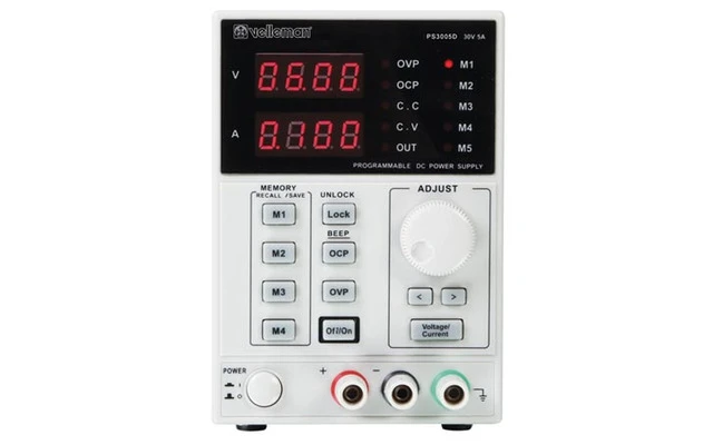FUENTE DE ALIMENTACIÓN PARA LABORATORIO PROGRAMABLE 0-30V / 5A D