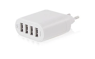 EWENT - CARGADOR INTELIGENTE CON 4 PUERTOS USB 4.5 A