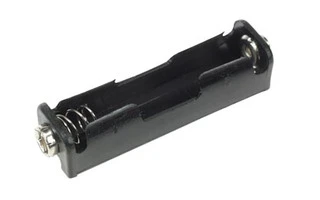 PORTAPILAS PARA 1 PILA "AA" (CON TERMINALES "CLIP")