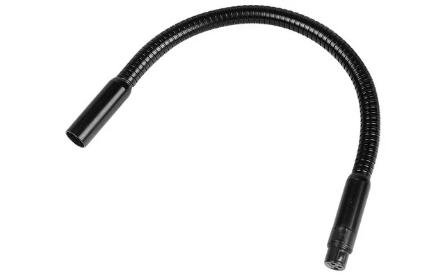Cuello de cisne para micrófono 40cm - Negro XLR/XLR