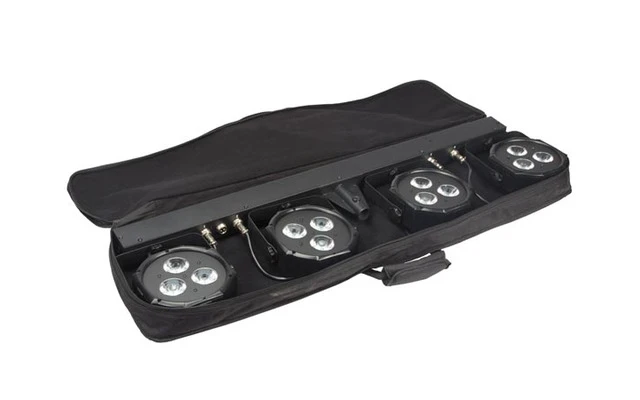 HQ Power BundleBar - Mini juego de iluminación LED PAR - 12 x LED COB RGB de 9W