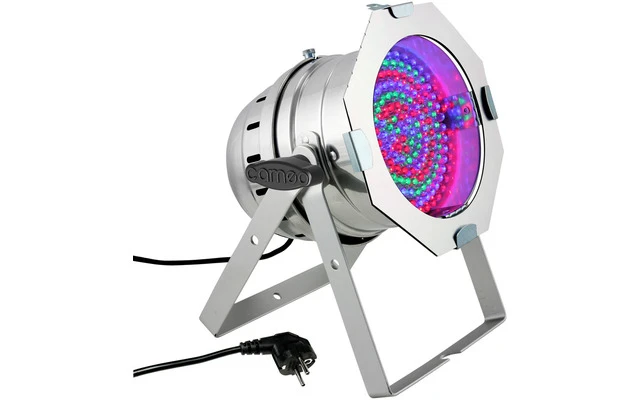 Cameo foco PAR 64 - 183 LEDs RGB de 10 mm - cromo