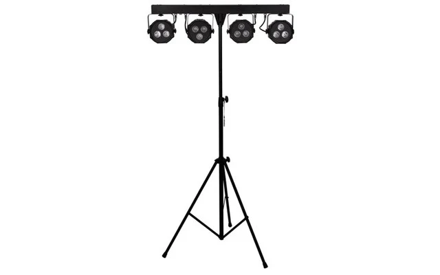 HQ Power BundleBar - Mini juego de iluminación LED PAR - 12 x LED COB RGB de 9W