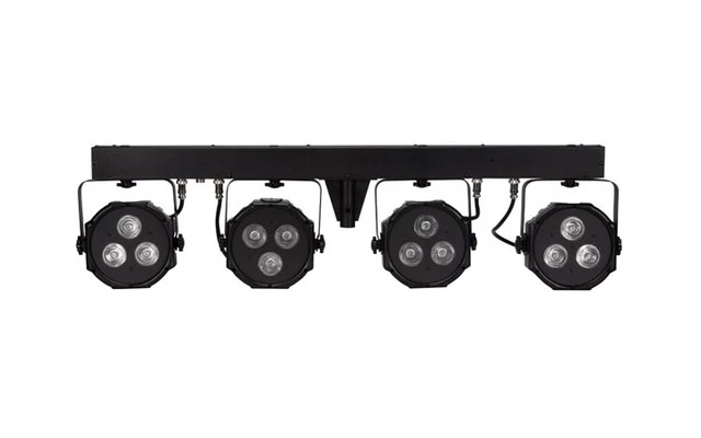 HQ Power BundleBar - Mini juego de iluminación LED PAR - 12 x LED COB RGB de 9W