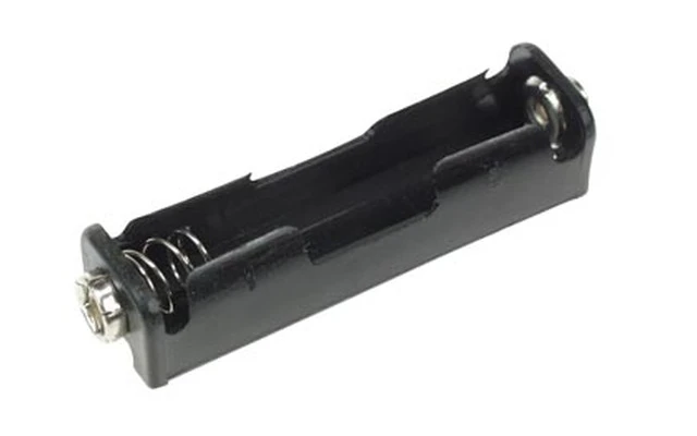 PORTAPILAS PARA 1 PILA "AA" (CON TERMINALES "CLIP")