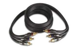 Cable vídeo RCA de alta calidad 1.5m, 2 x 3 contactos RCA dorado