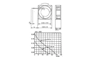 Ventilador Axial - Sunon SF23092A