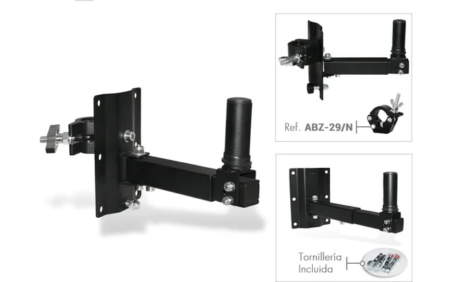 Guil ALT-16/G - Soporte para altavoz para su fijación a Truss totalmente regulable