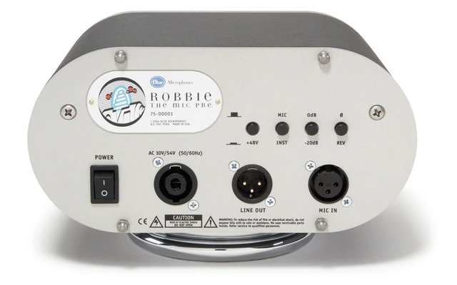 Blue Robbie preamp