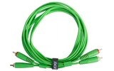 UDG Ultimate Audio Cable Set RCA - RCA Recto Verde