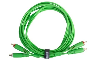 UDG Ultimate Audio Cable Set RCA - RCA Recto Verde
