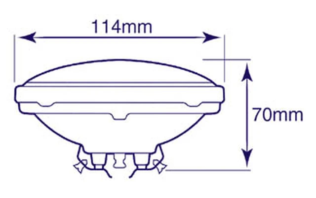 Lámpara PAR36 30W / 6.4V