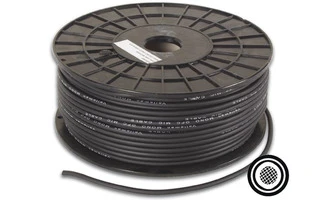 Cable OFC para micrófono mono - Negro