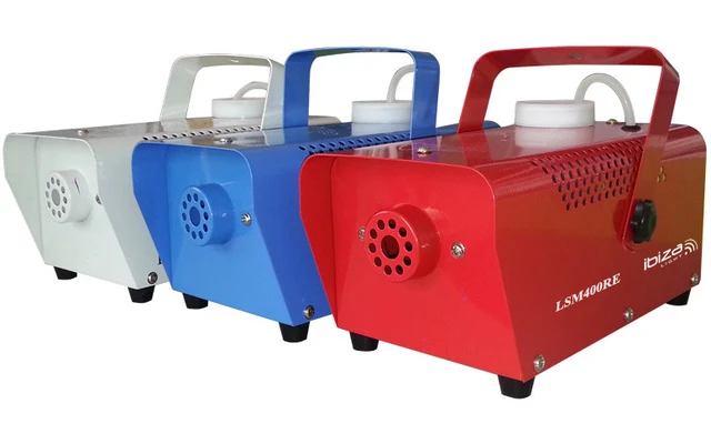 Ibiza LSM400 - mini maquina de humo roja