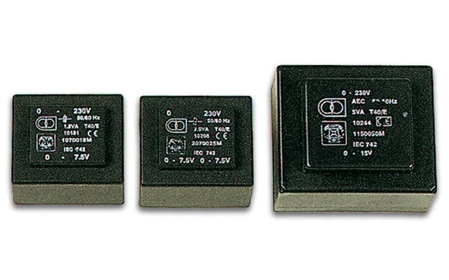 TRANSFORMADOR ENCAPSULADO 5VA 2 x 15V / 2 x 0.167A