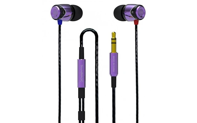 SoundMagic E10 Negro / Morado