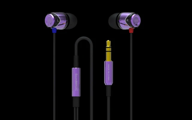 SoundMagic E10 Negro / Morado